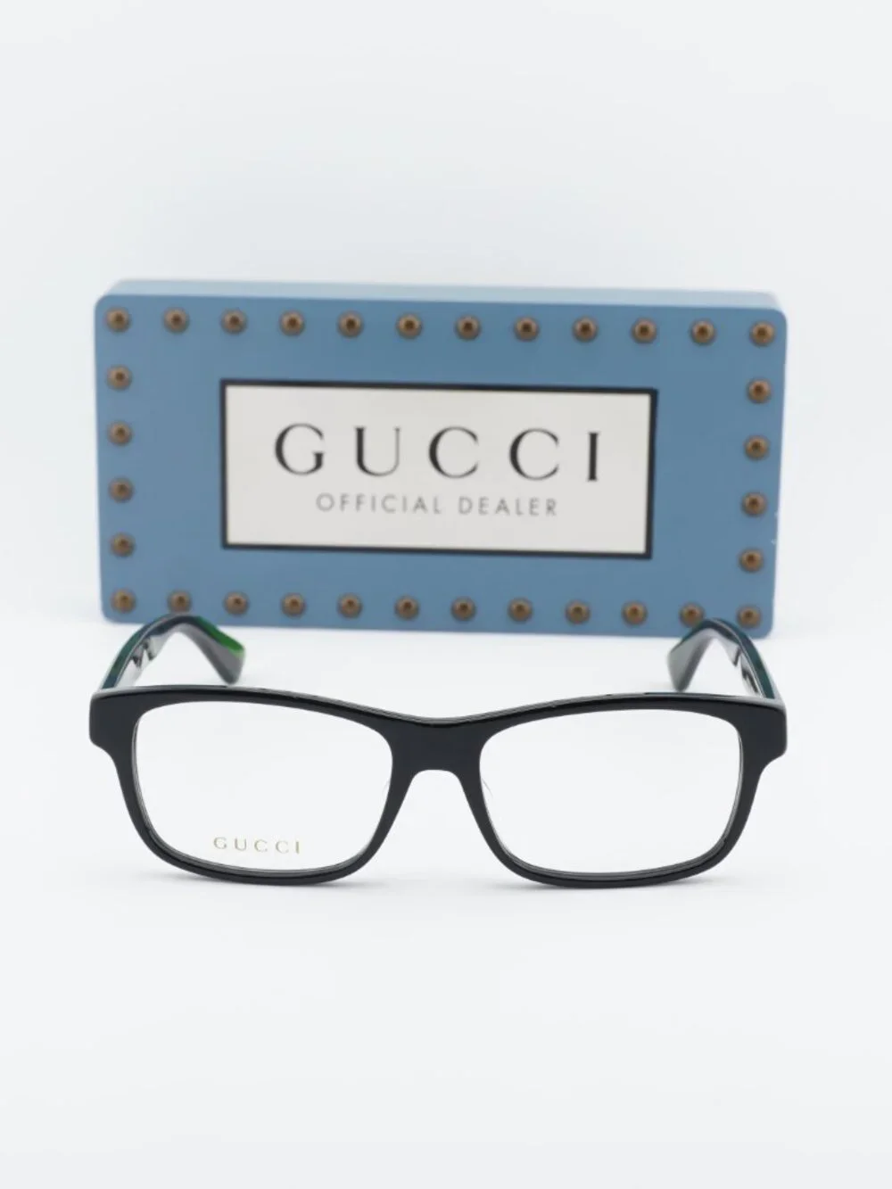 Gucci GG0006OAN 002 Rectangle Eyeglasses 55mm - Black